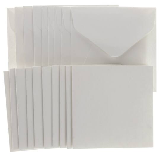 12 Packs: 10 ct. (120 total) 3&#x22; x 3&#x22; Cards &#x26; Envelopes by Recollections&#x2122;